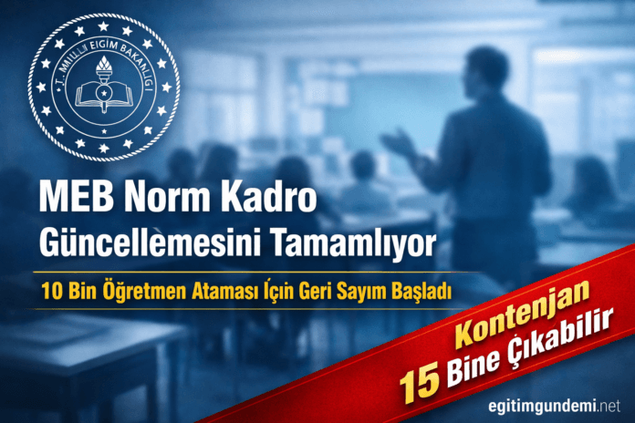 10 bin öğretmen ataması için kritik süreç