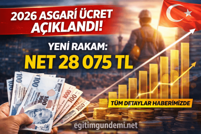 2026 yılı asgari ücret belli oldu artış oranı