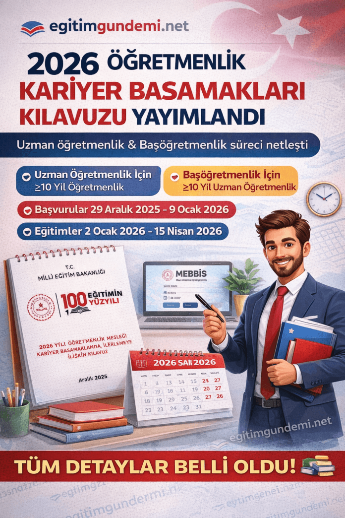 öğretmen kariyer basamakları kılavuzu