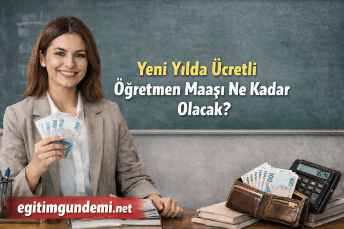 2026 ücretli öğretmen maaşı ne kadar olacak artış miktarı ne kadar