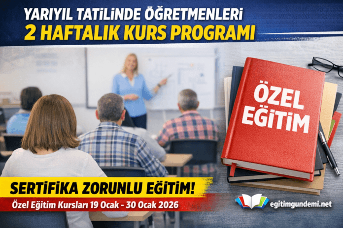 yarıyıl tatilinde 2 haftalık zorunlu kurs verilecek