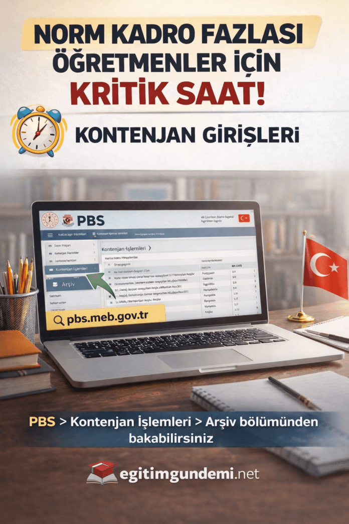 norm fazlası öğretmen atamalarında yeni gelişme