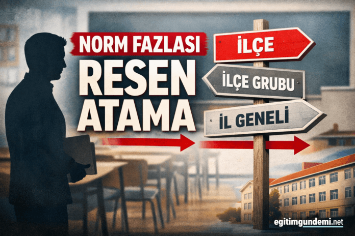 norm fazlası öğretmenler resen atama