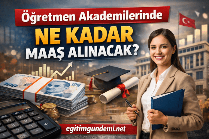 öğretmen akademilerinde ne kadar maaş alınacak detaylar belli oldu