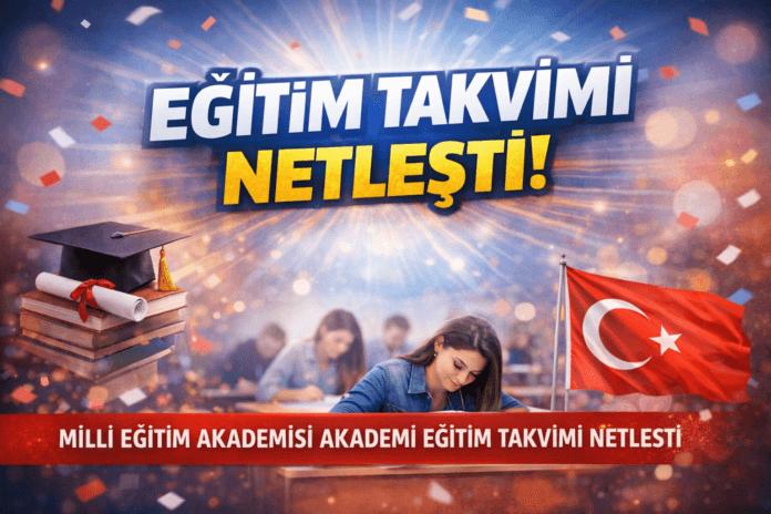 milli eğitim akademisi eğitim takvimi netleşti