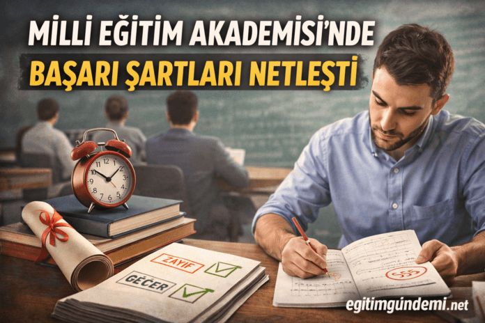 Milli eğitim akademisinde başarı şartları netleşti