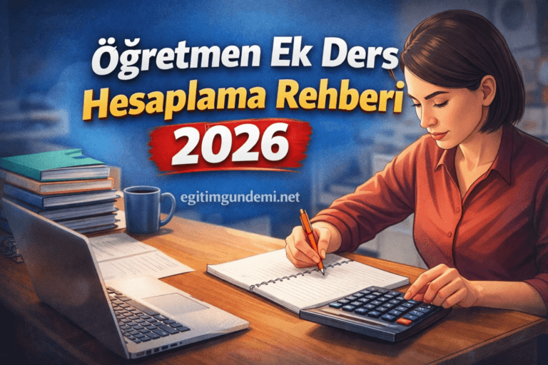 2026 Öğretmen Ek Ders Ücreti Ne Kadar? Güncel Hesaplama Rehberi (Kadrolu, Sözleşmeli, Ücretli)
