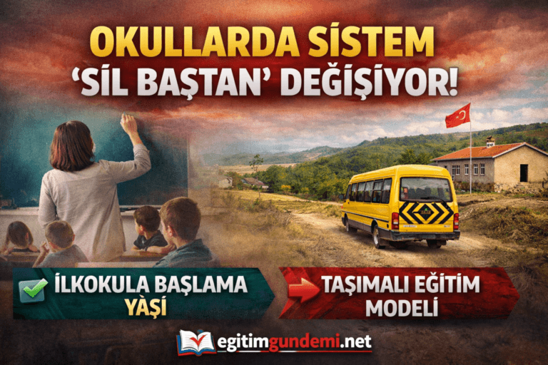 Eğitimde Yeni Dönem: İki Kritik Başlık Masada